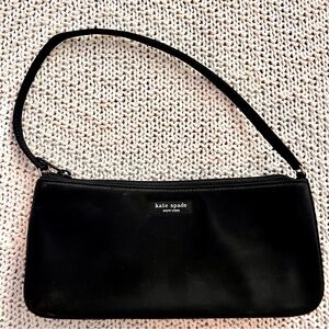 Kate Spade | vintage mini satin black handbag